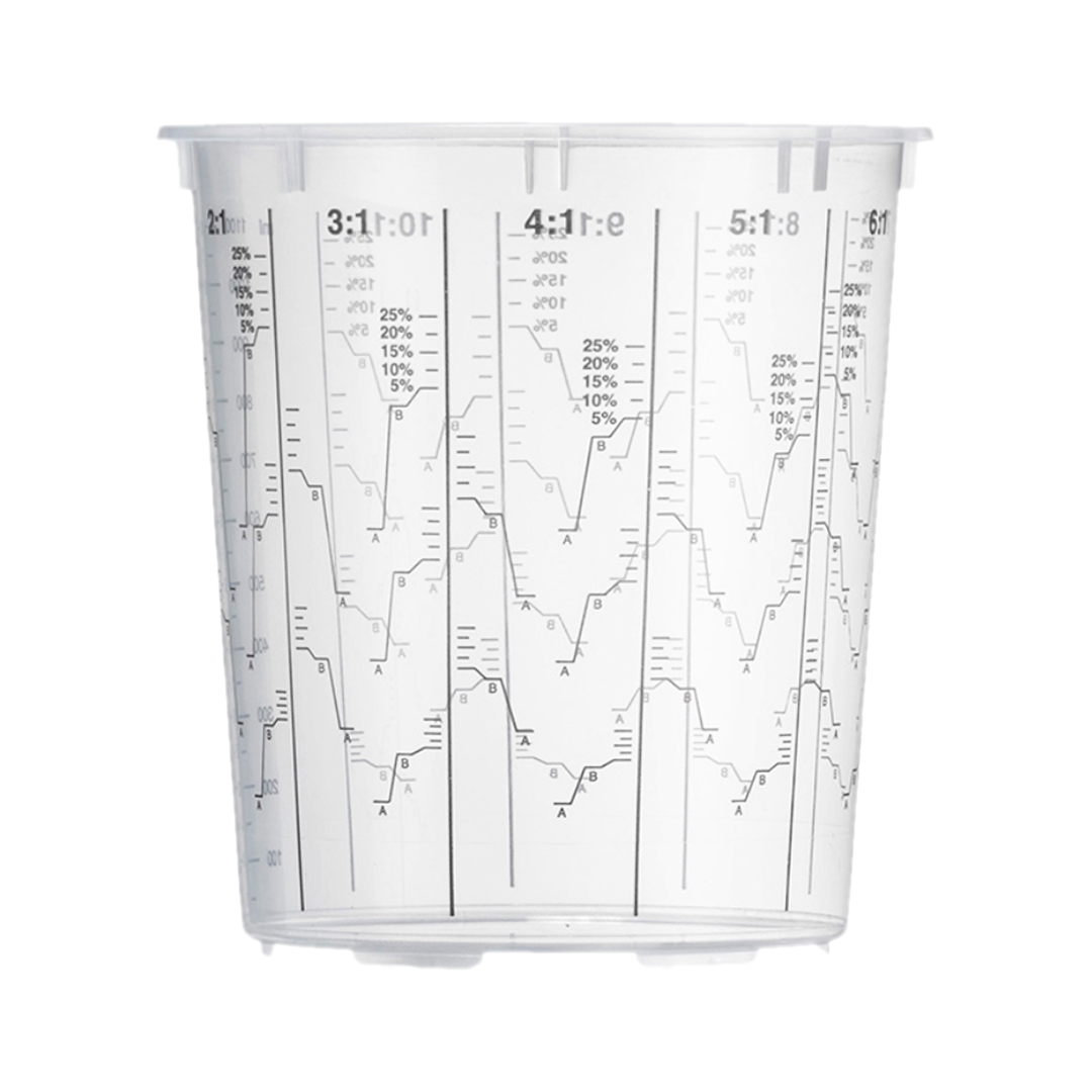 Mischbecher mit Skala 1100 ml