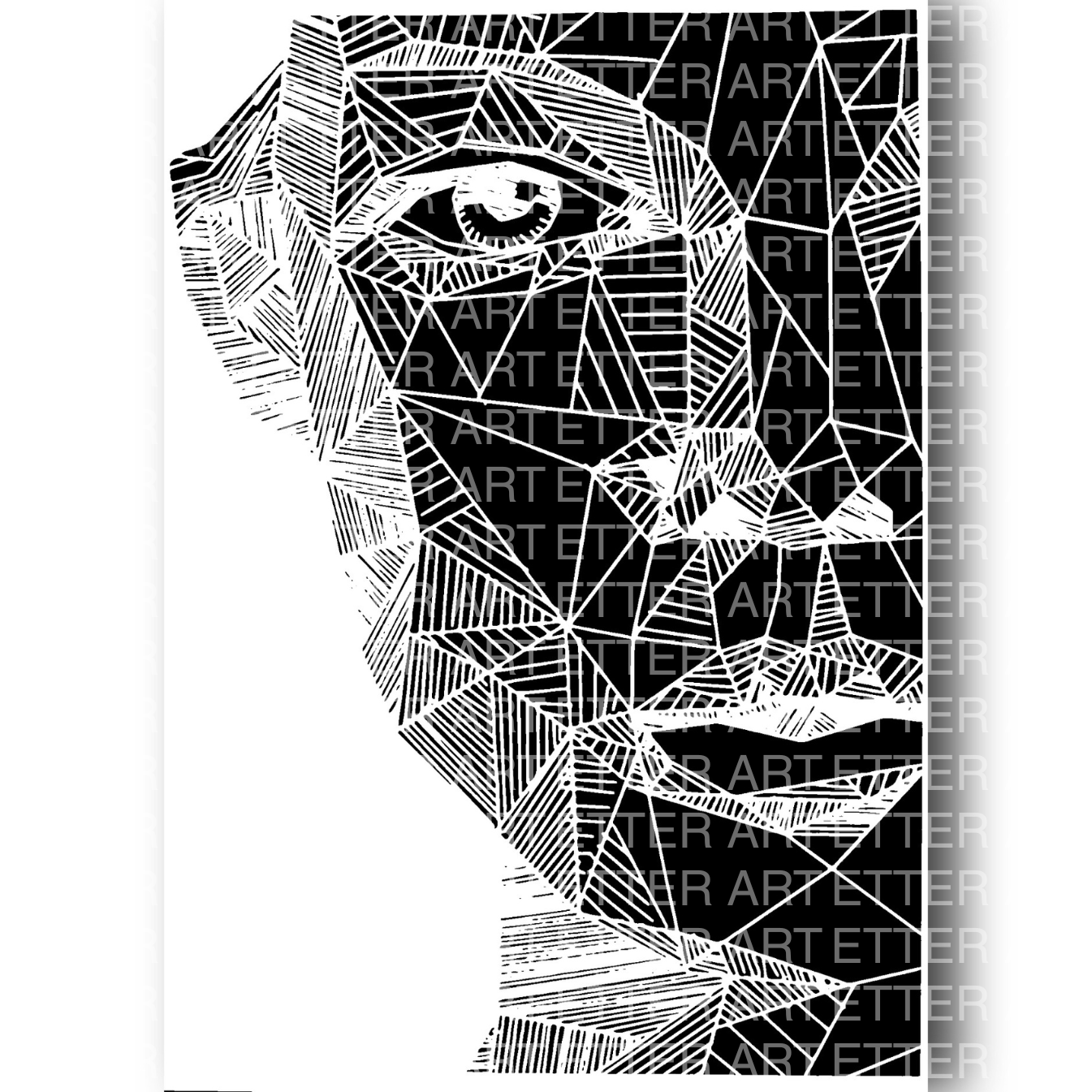 GEO FACE 1 - 84,1 x 118,9 cm