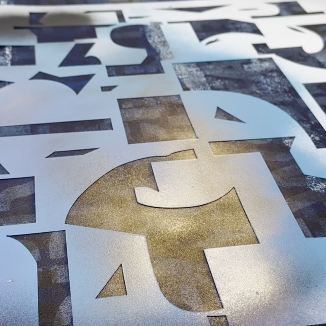Etter Art Stencil A2 (42cm × 59,4cm) in different designs MOMENTUM