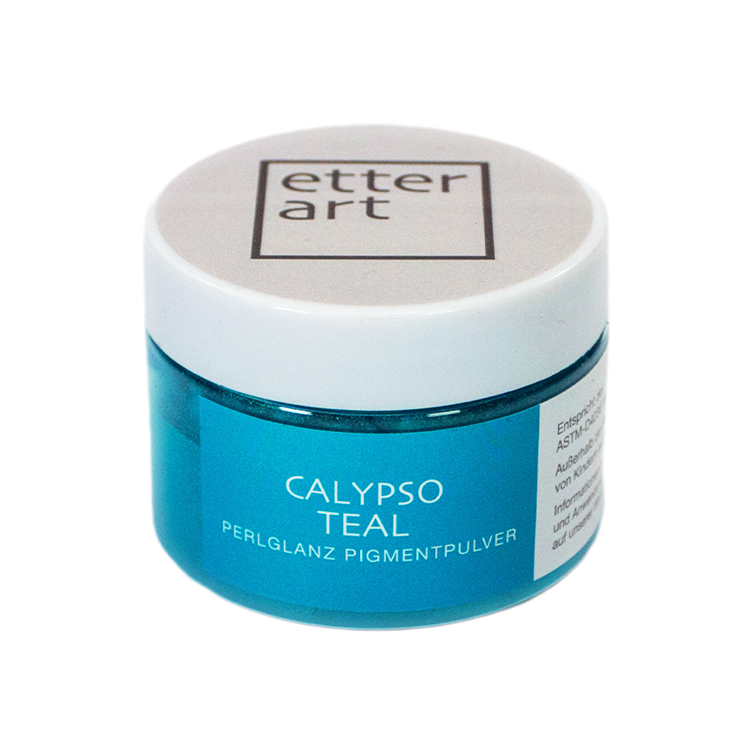 Perlglanz Pigmentpulver Calypso Teal 50 g