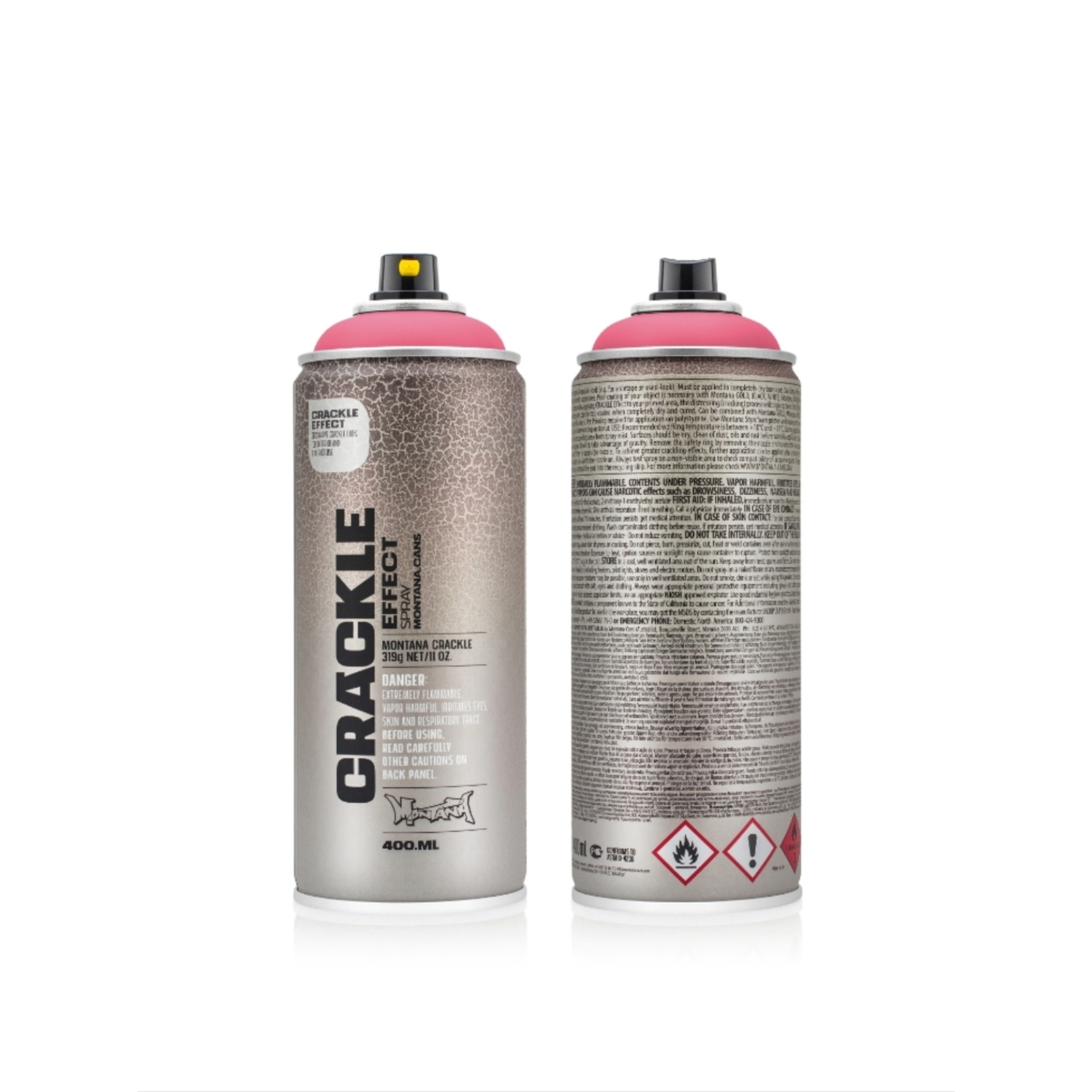 Montana CRACKLE Effekt Spray in Begonia Pink 400 ml