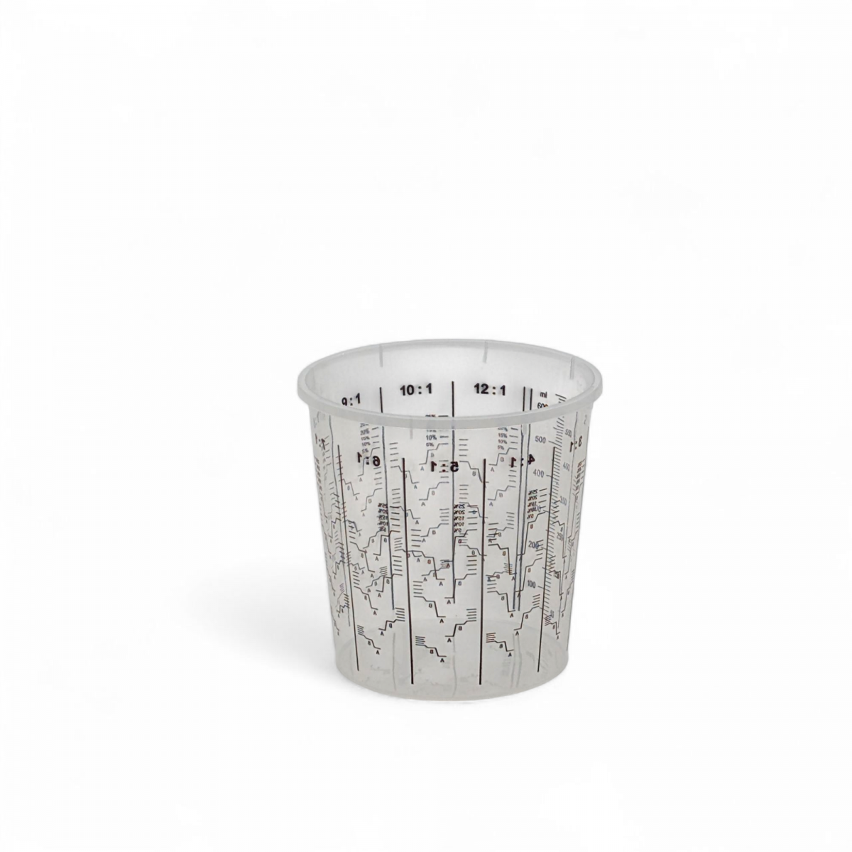 Mixing jug with printed scale up to 650 ml