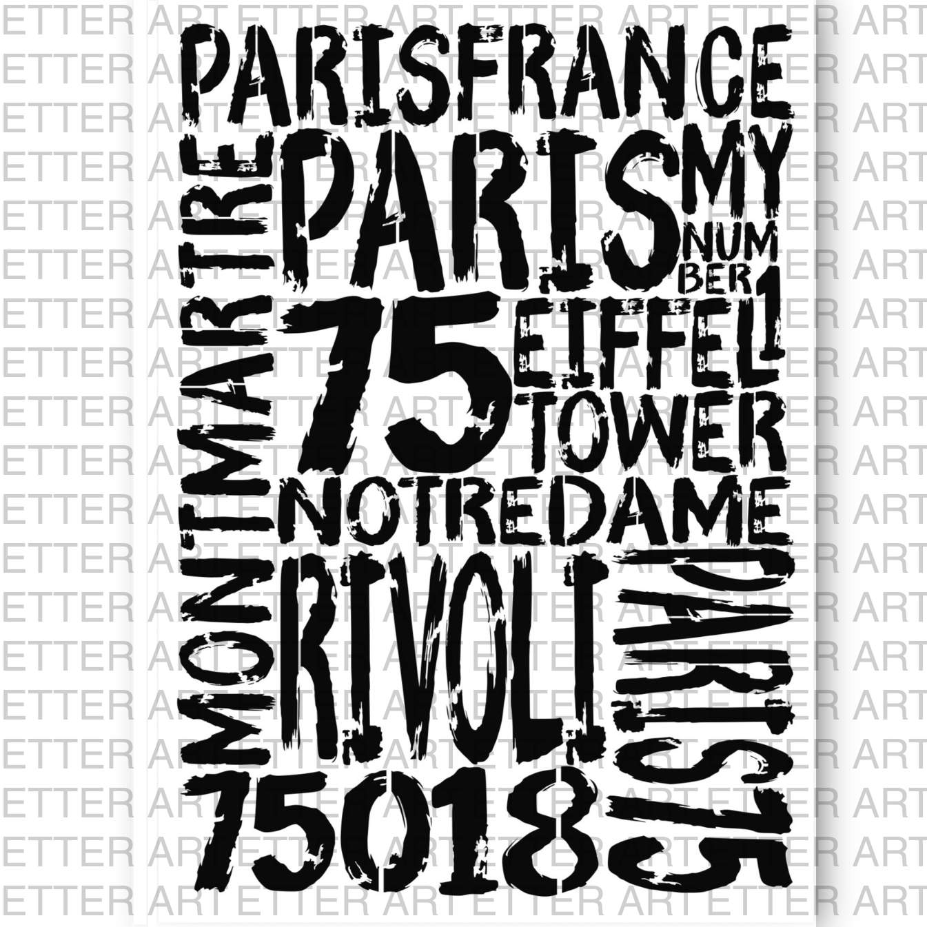 URBAN VIBES PARIS - 21,0 x 29,7 cm