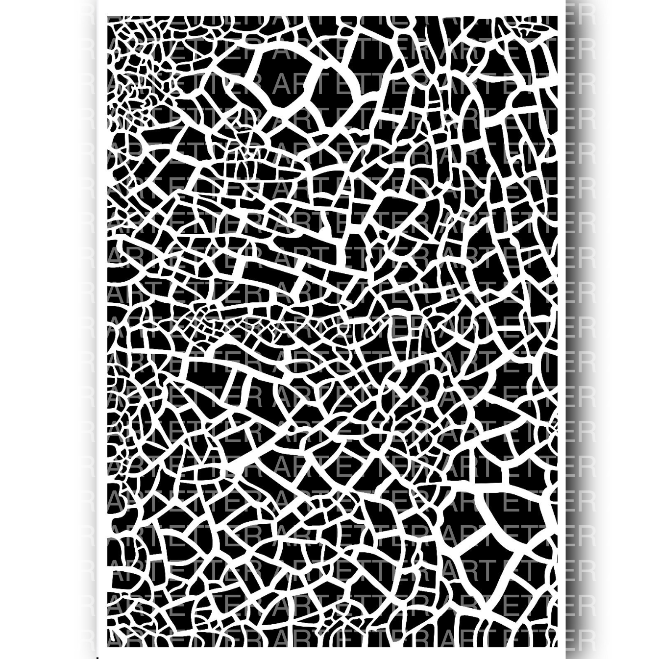 CRACKLE NEGATIV - 84,1 x 118,9 cm