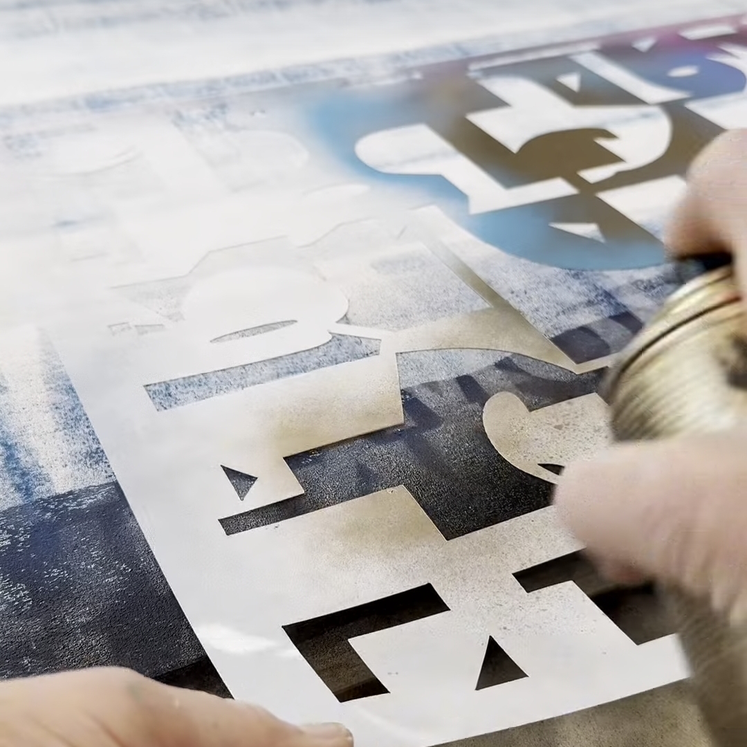 Etter Art Stencil A2 (42cm × 59,4cm) in different designs MOMENTUM