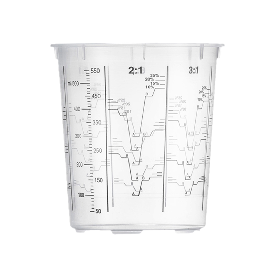 Mischbecher mit Skala 550 ml